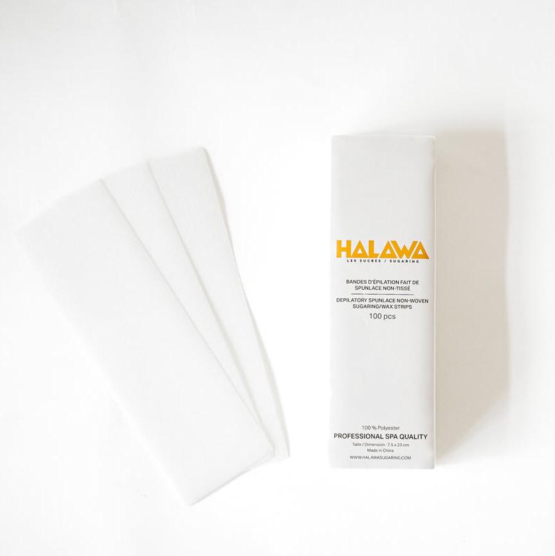 Depilatory Spunlace Non-Woven Sugaring / Wax Strips (100 Units)
