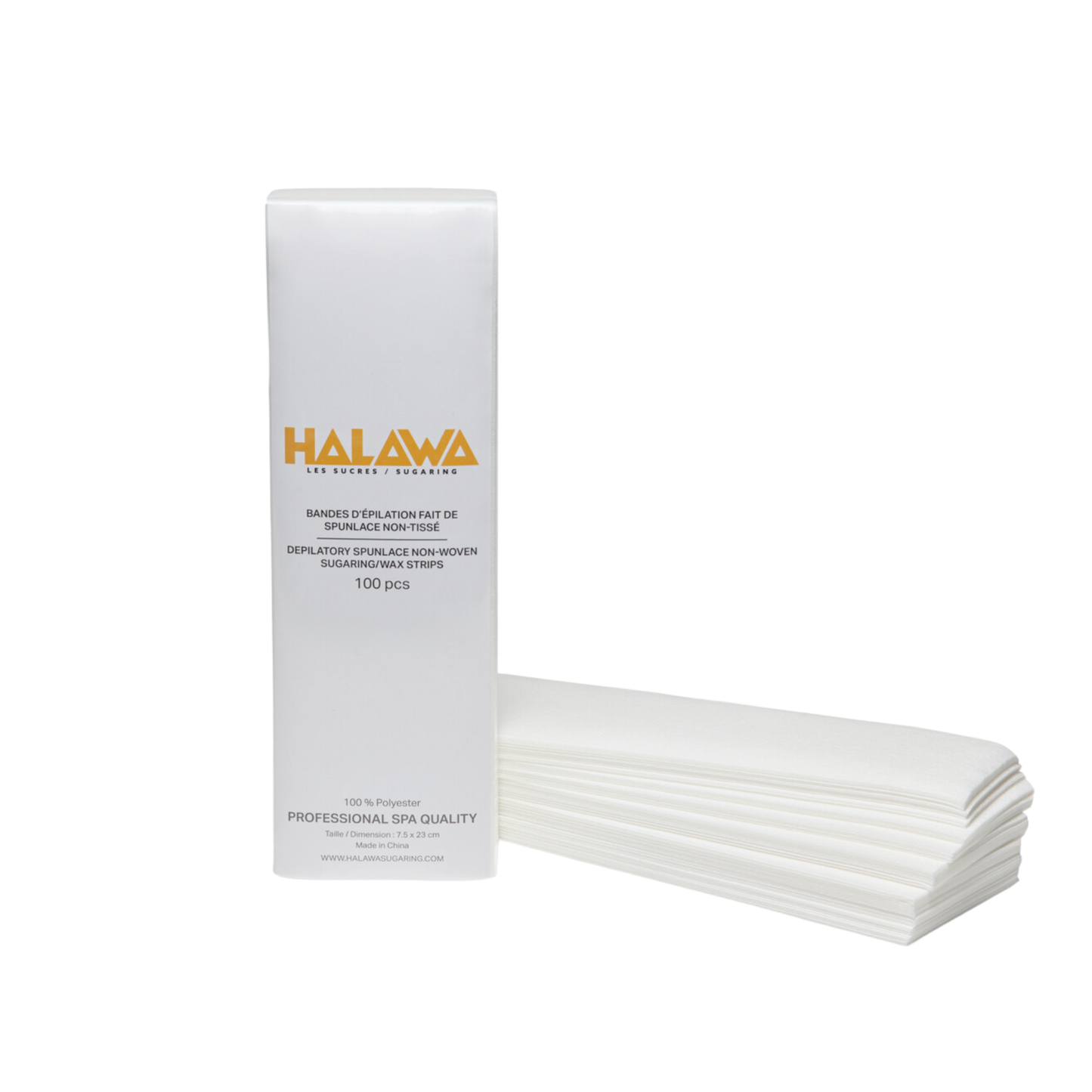 Depilatory Spunlace Non-Woven Sugaring / Wax Strips (100 Units)
