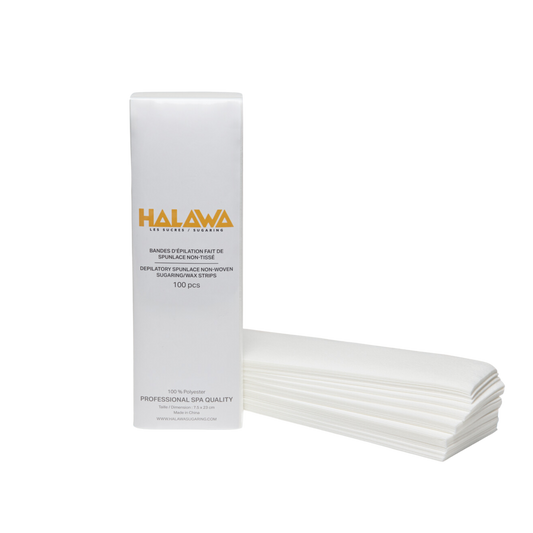 Depilatory Spunlace Non-Woven Sugaring / Wax Strips (100 Units)